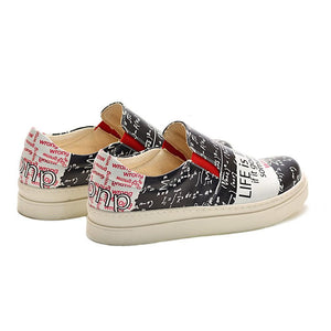 Life is Like Math Slip on Sneakers Shoes NVN112