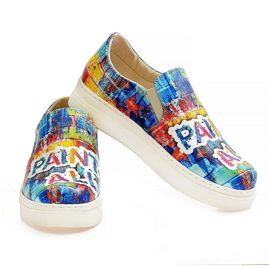 Paint All Slip on Sneakers Shoes NVN116