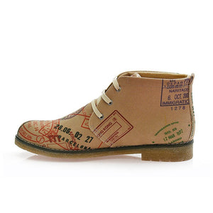 Postage stamps Ankle Boots PH112