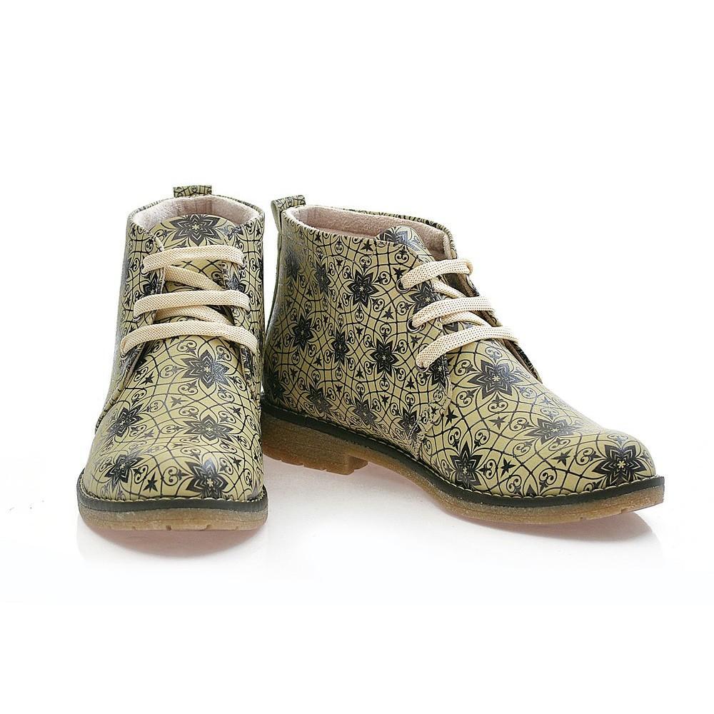 Pattern Ankle Boots PH208