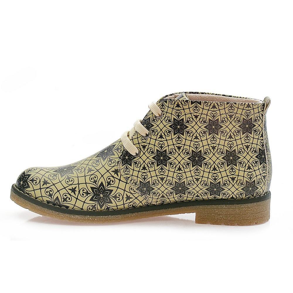 Pattern Ankle Boots PH208