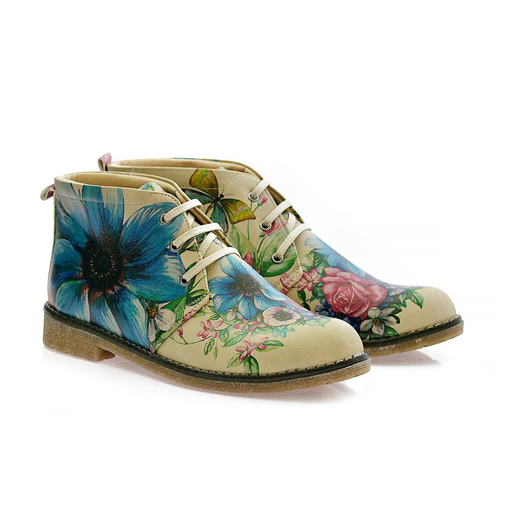 Flowers Ankle Boots PH209 (506272481312)