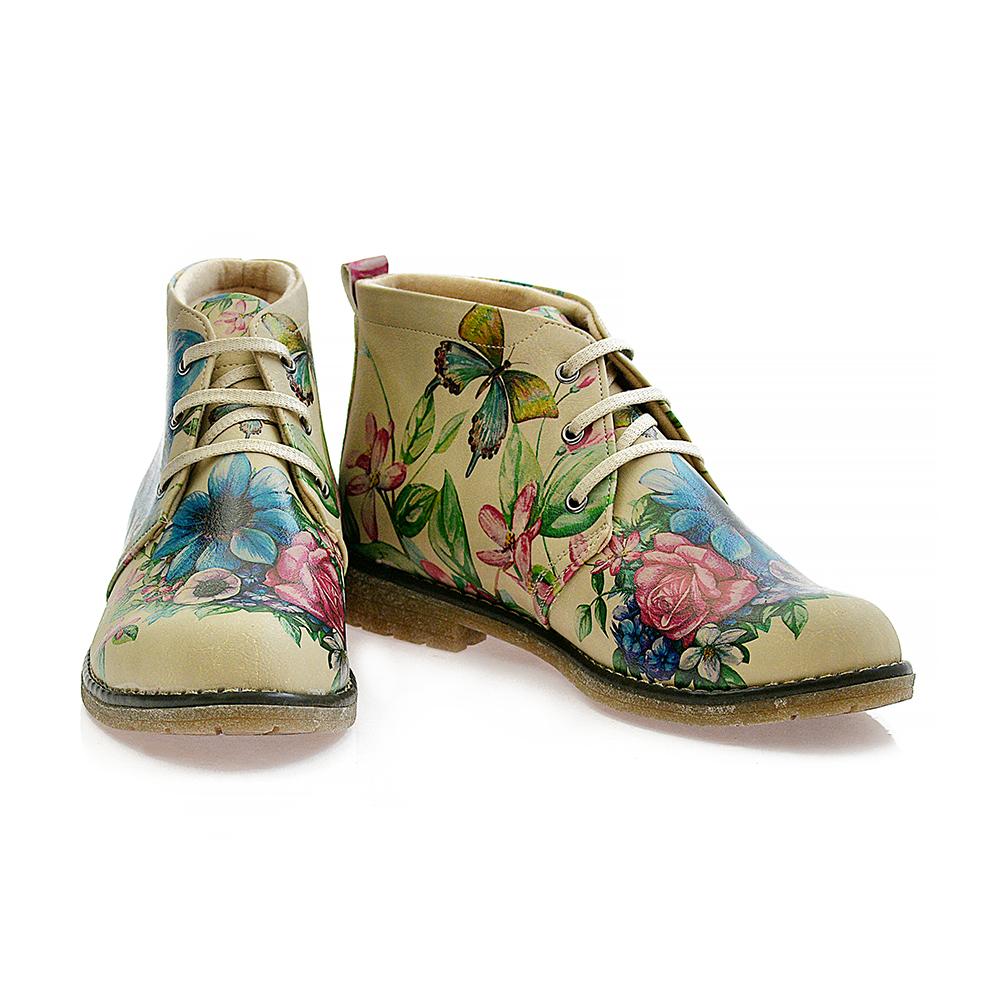 Flowers Ankle Boots PH209 (506272481312)