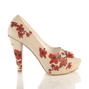 Sakura Heel Shoes PLT2043
