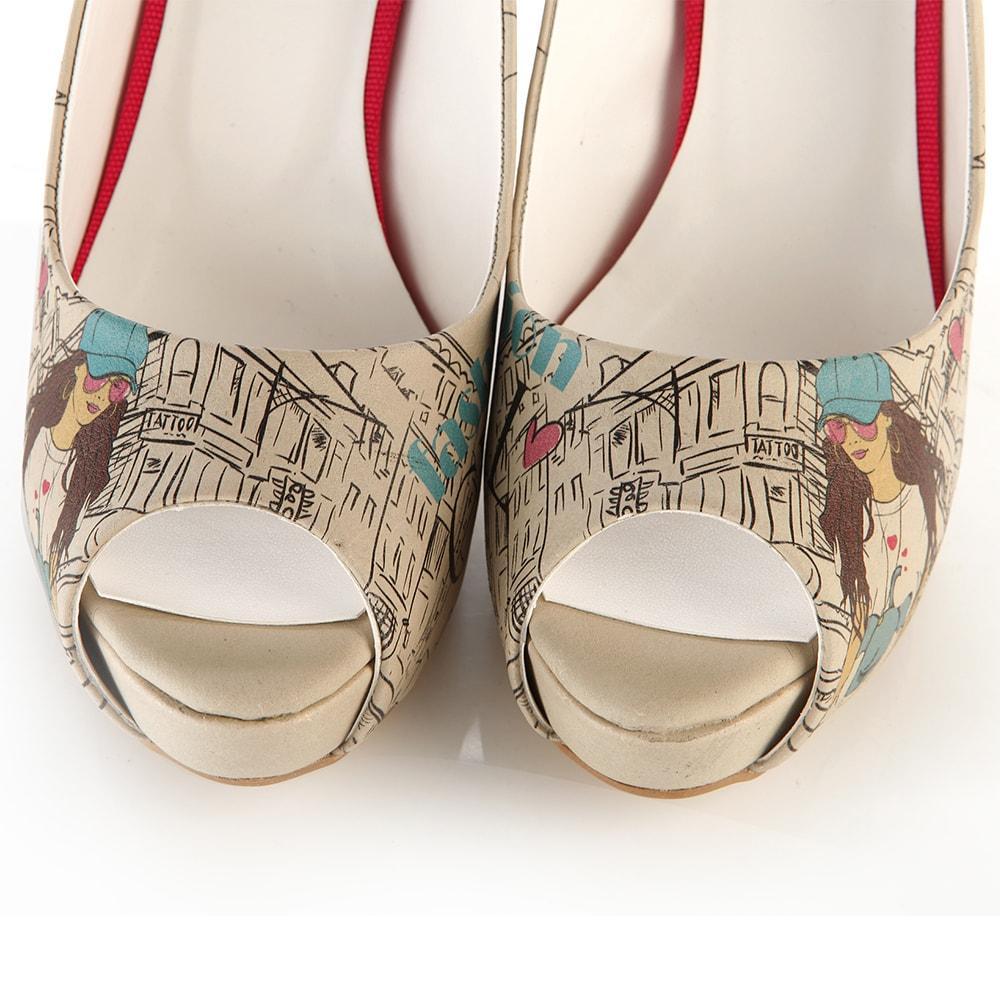 Fashion Girl Heel Shoes PLT2046