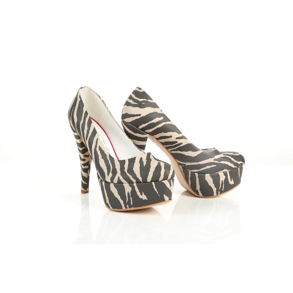 Zebra Heel Shoes PLT2031