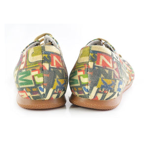 Numbers and Letters Ballerinas Shoes SLV031
