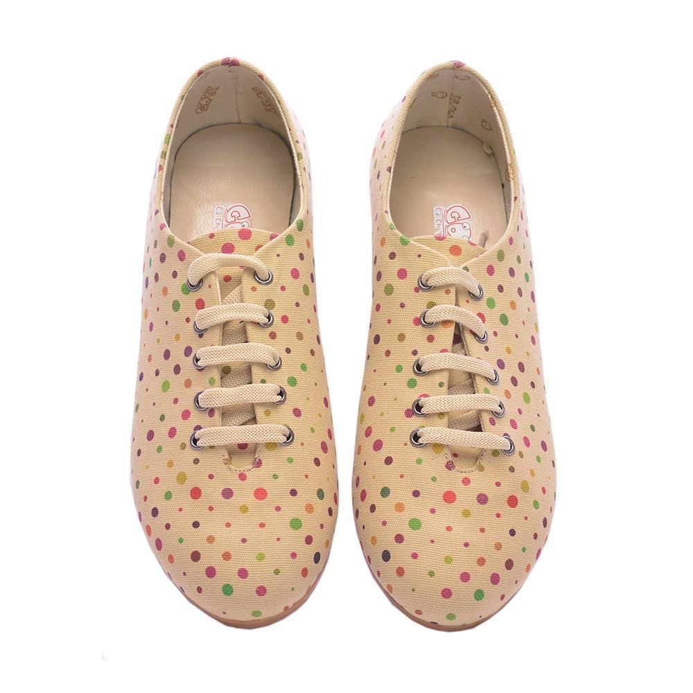 Colored Dots Ballerinas Shoes SLV034