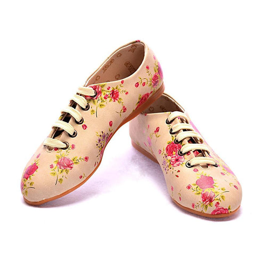 Flowers Ballerinas Shoes SLV046 - Goby GOBY Ballerinas Shoes 