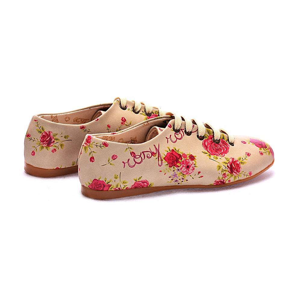 Flowers Ballerinas Shoes SLV046 - Goby GOBY Ballerinas Shoes 