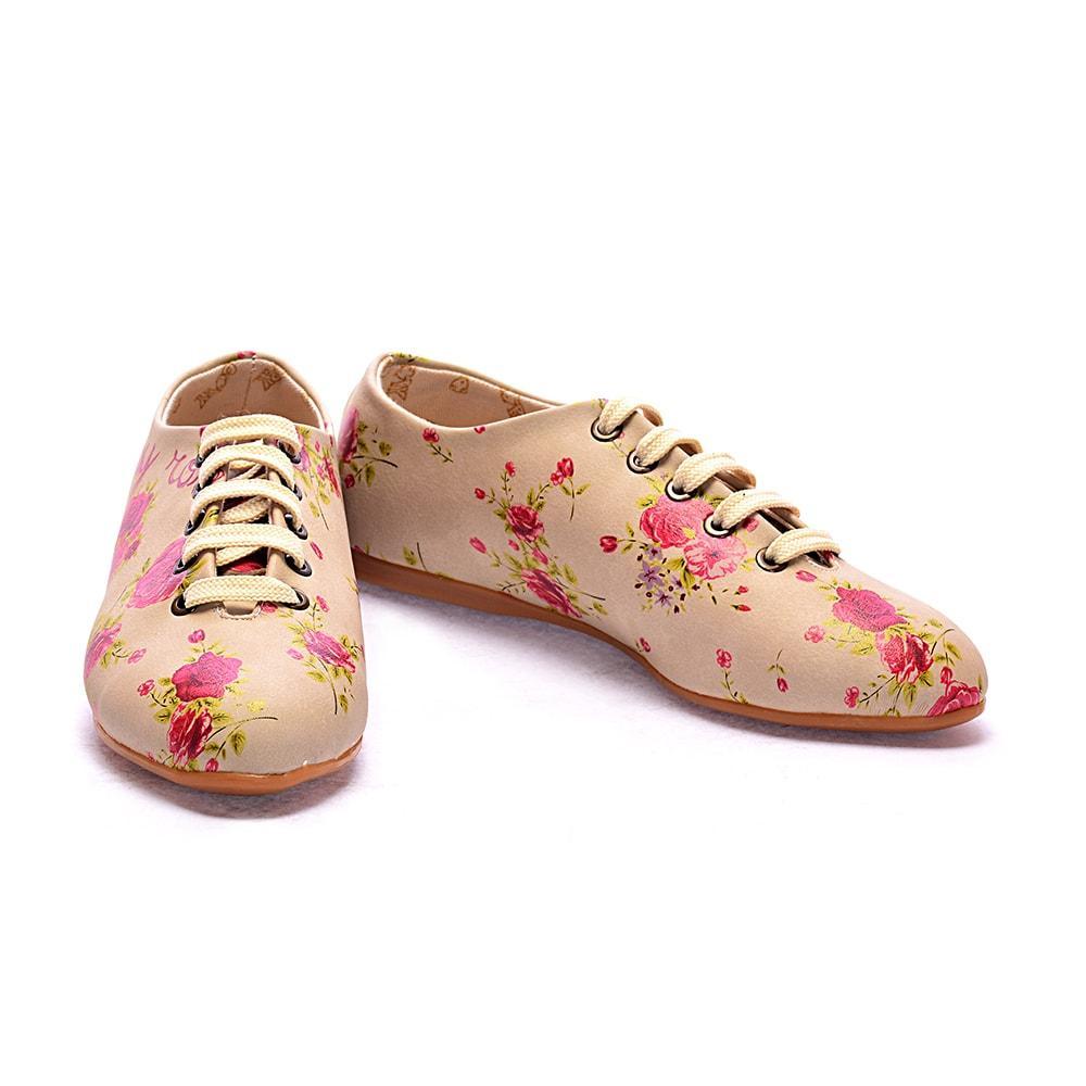 Flowers Ballerinas Shoes SLV046 - Goby GOBY Ballerinas Shoes 