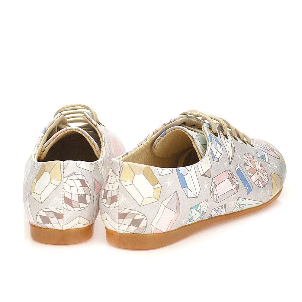 Diamonds Ballerinas Shoes SLV080 - Goby GOBY Ballerinas Shoes 