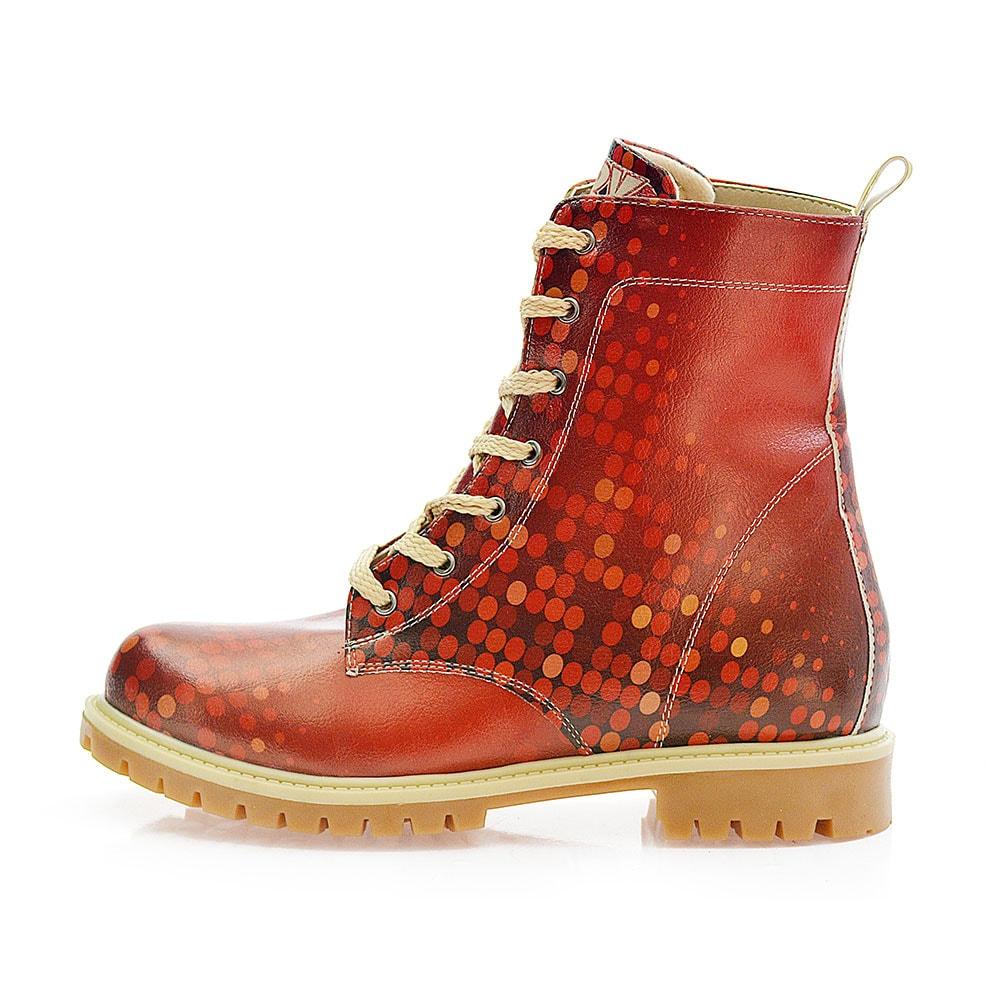 Red Dots Long Boots TMB1019 (1405815160928)