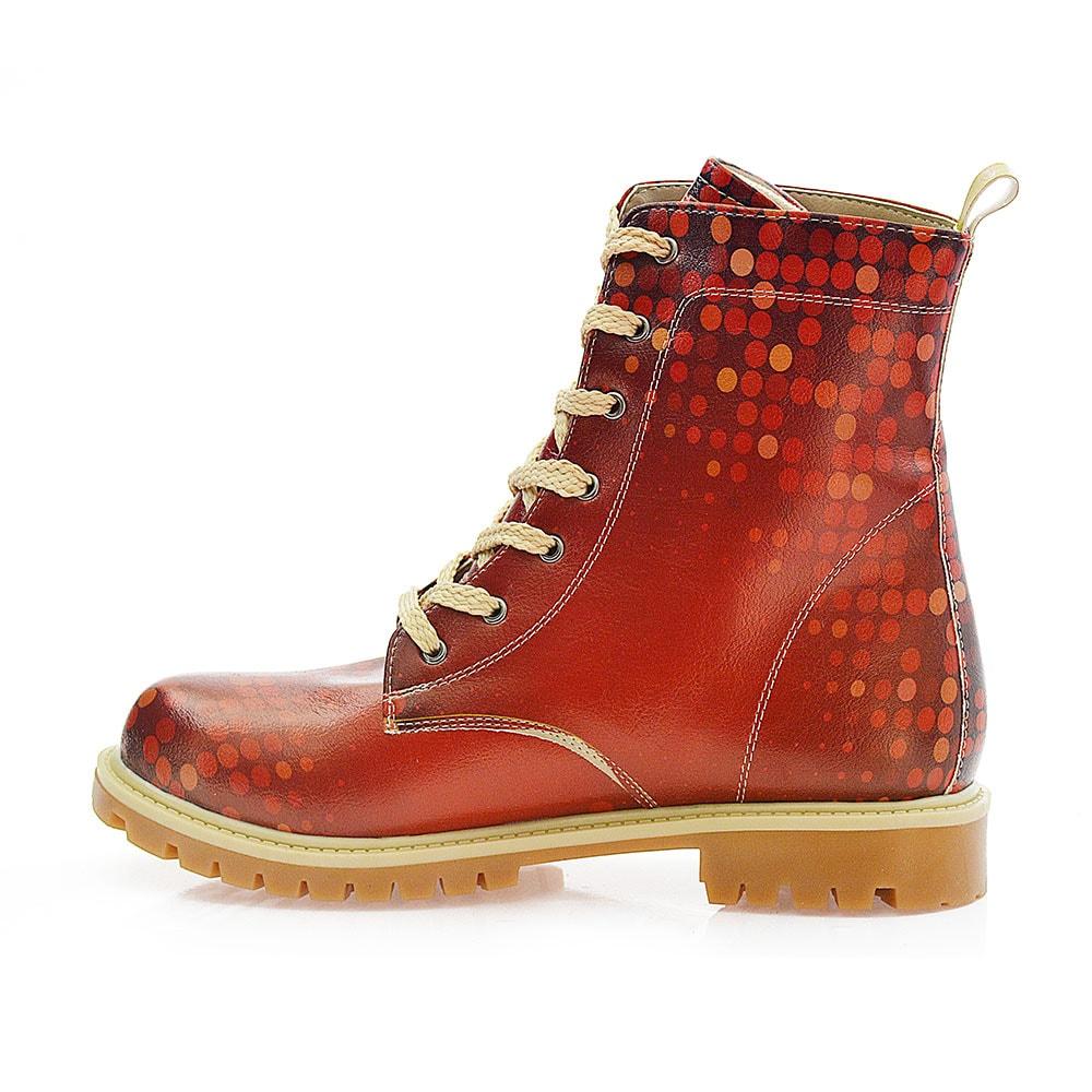 Red Dots Long Boots TMB1019 (1405815160928)