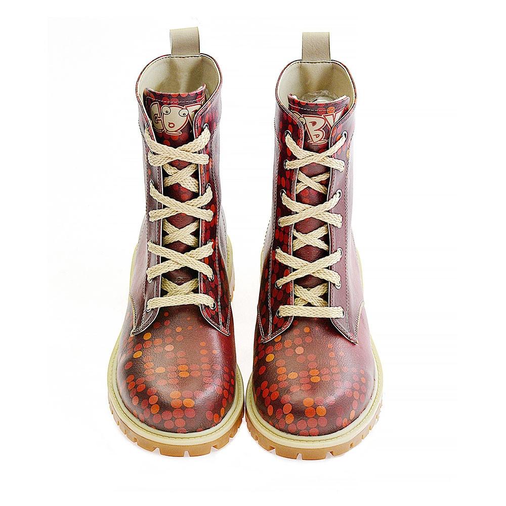 Red Dots Long Boots TMB1019 (1405815160928)