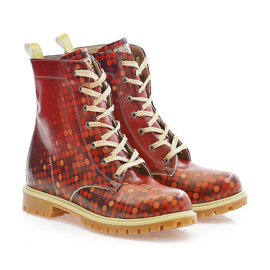 Red Dots Long Boots TMB1019 (1405815160928)