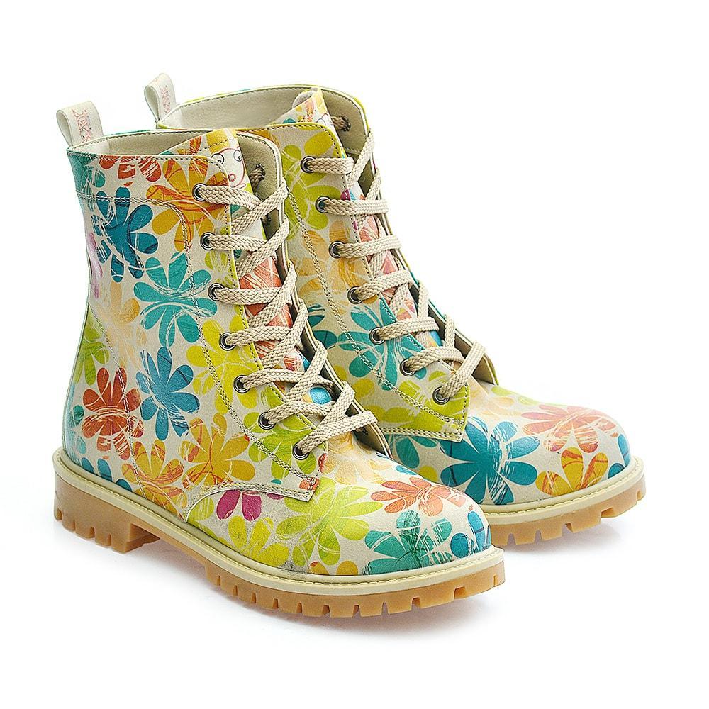 Flowers Long Boots TMB1021