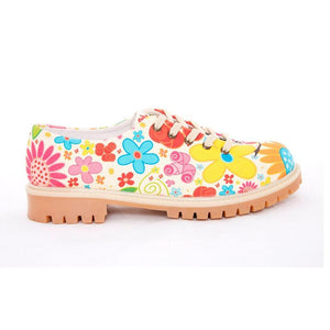 Flowers Oxford Shoes TMK5505