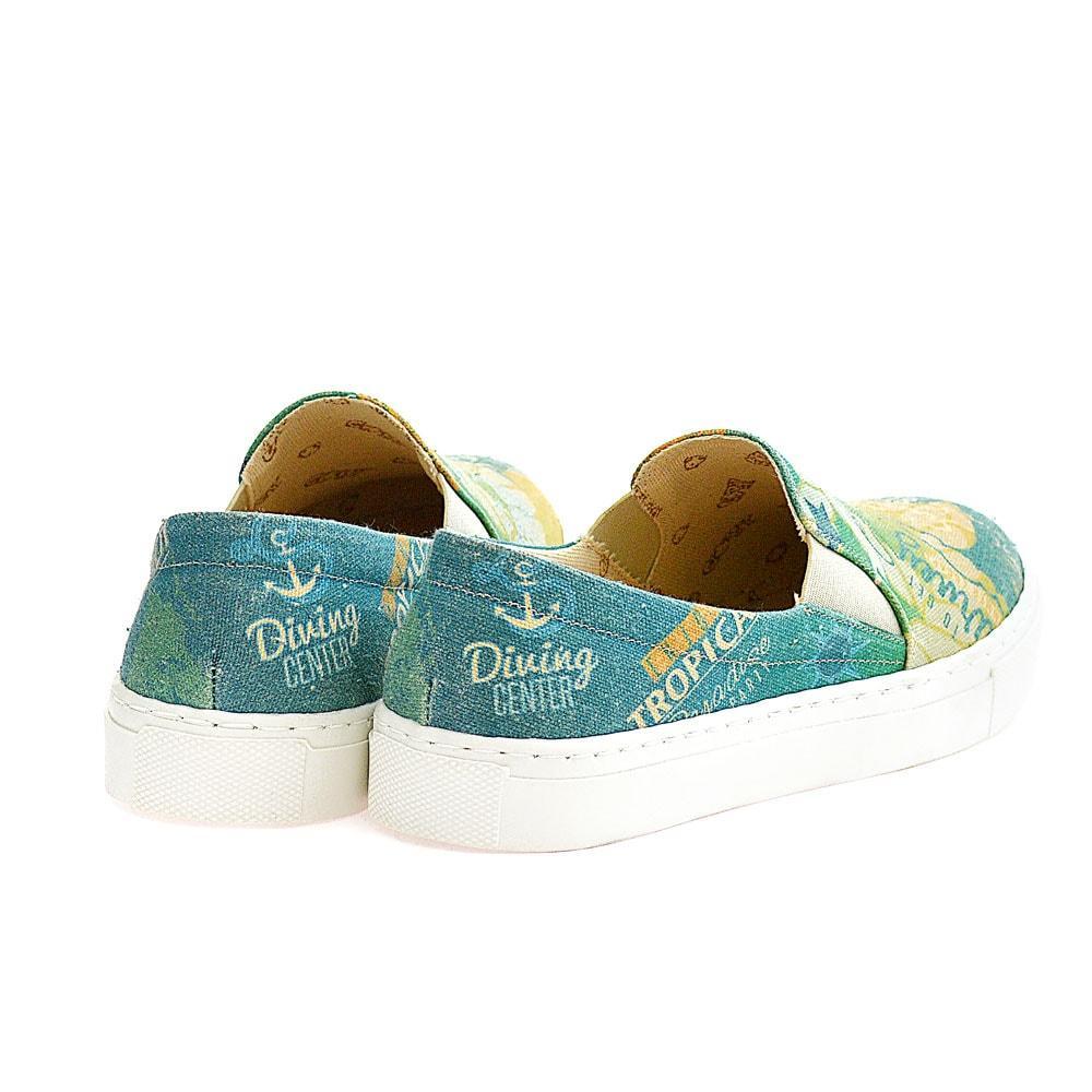 Diving Center Slip on Sneakers Shoes VN4404 - Goby GOBY Slip on Sneakers Shoes 