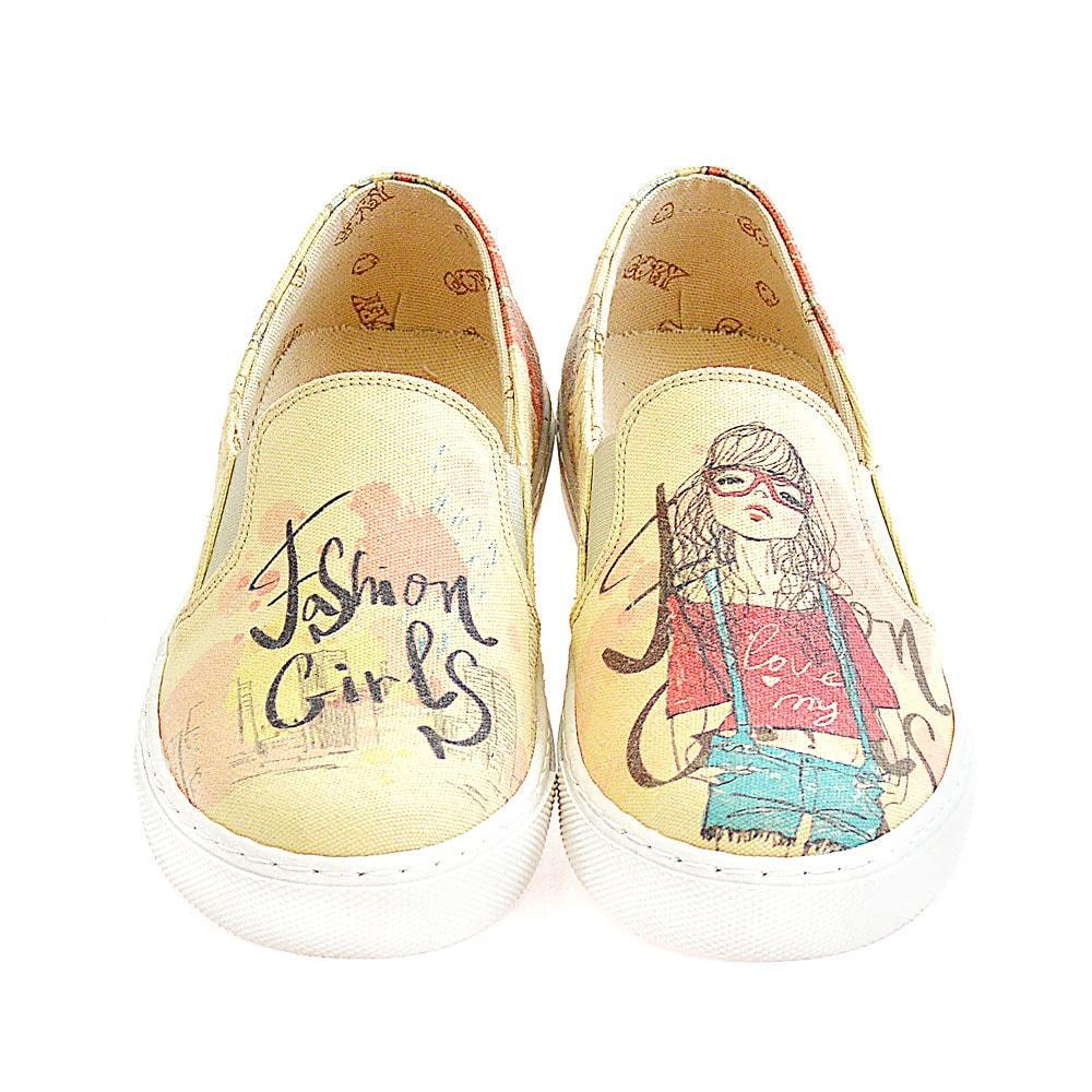 Fashion Girl Slip on Sneakers Shoes VN4407 - Goby GOBY Slip on Sneakers Shoes 