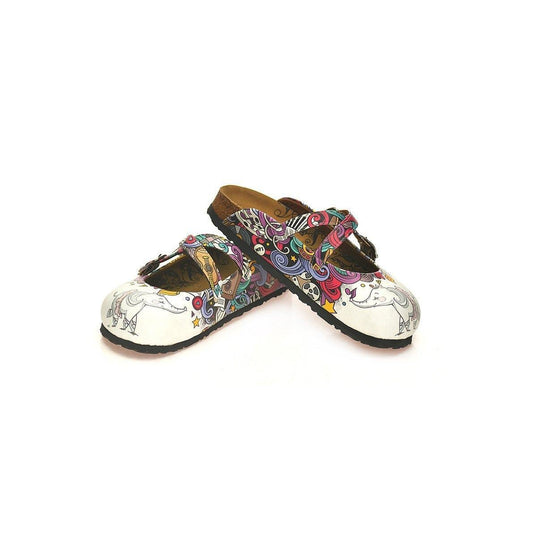 White Elephant Cross-Strap Clogs WCAL126