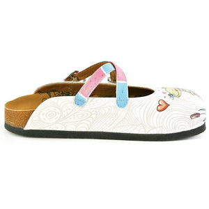 White With Love Crisscross Clogs WCAL148