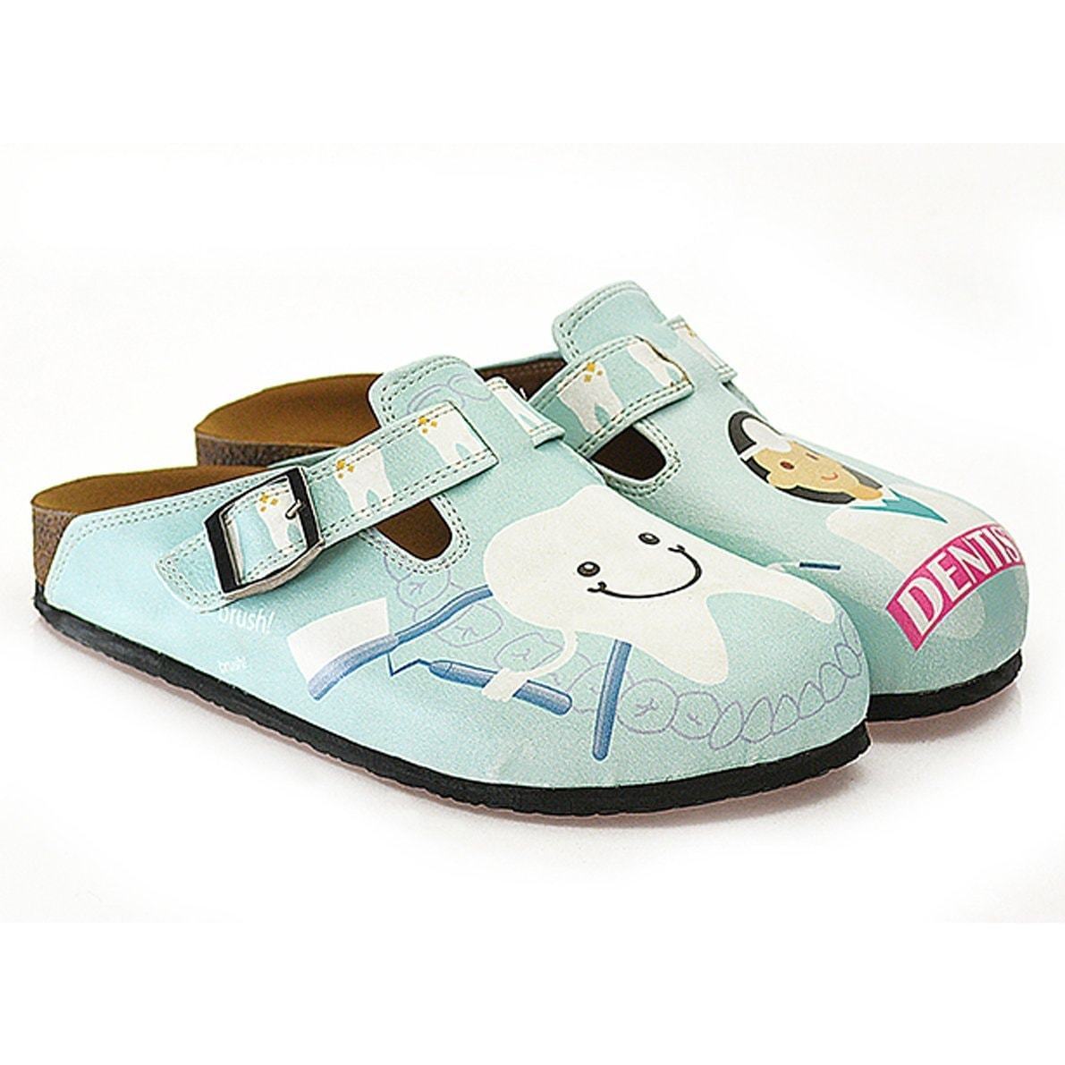 Light Blue Dentist Clogs WCAL329