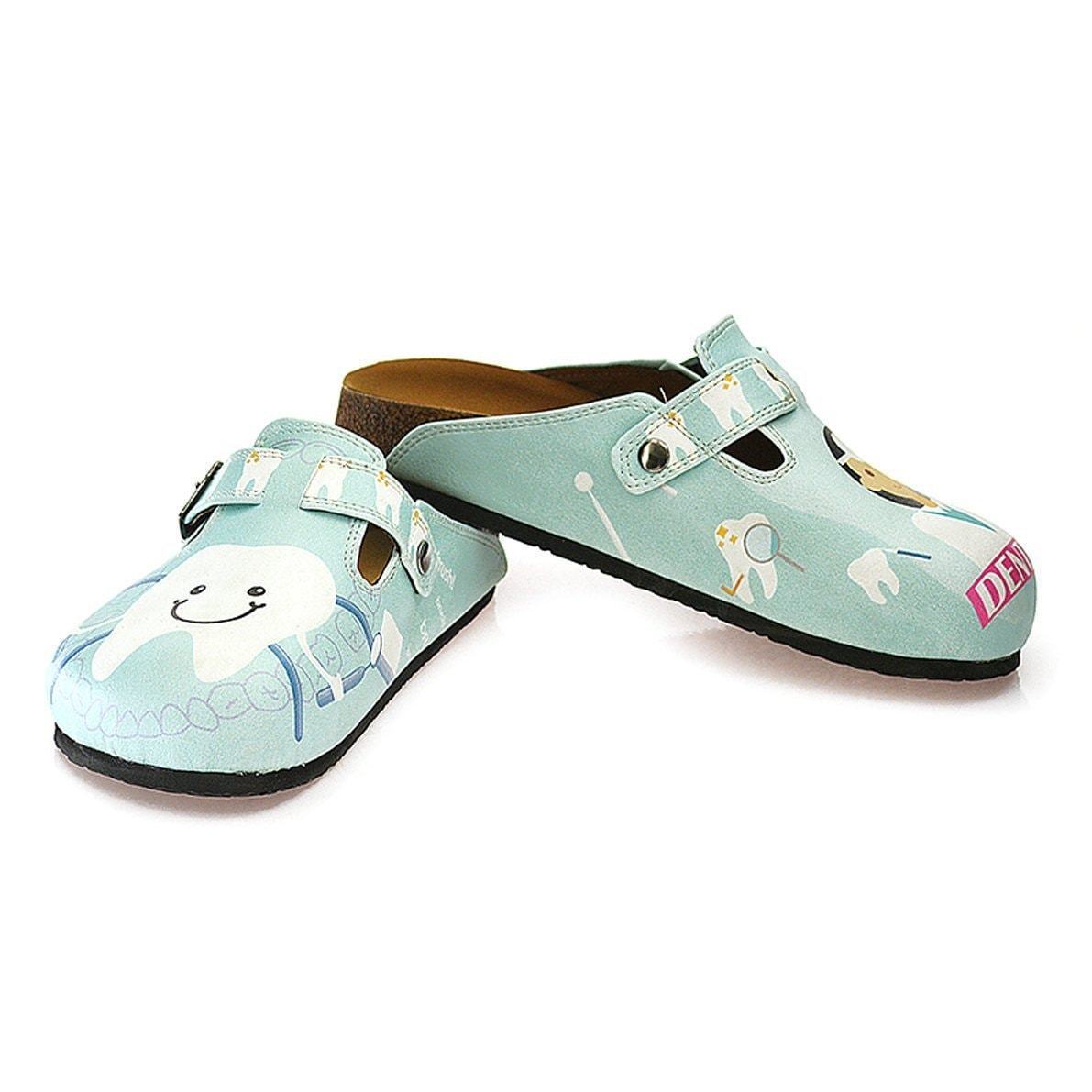 Light Blue Dentist Clogs WCAL329