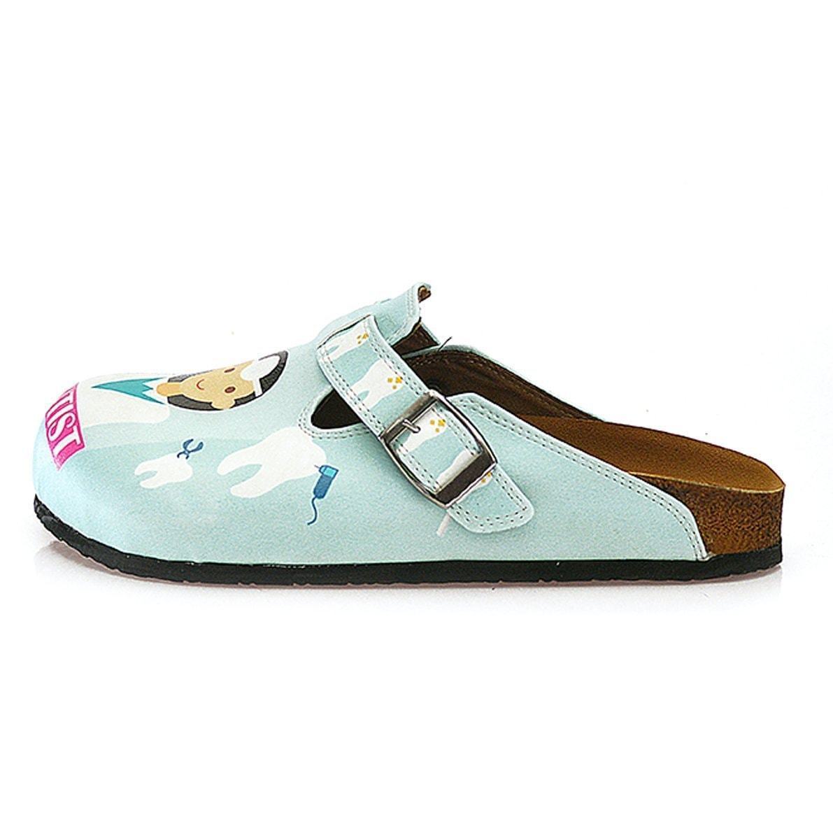 Light Blue Dentist Clogs WCAL329