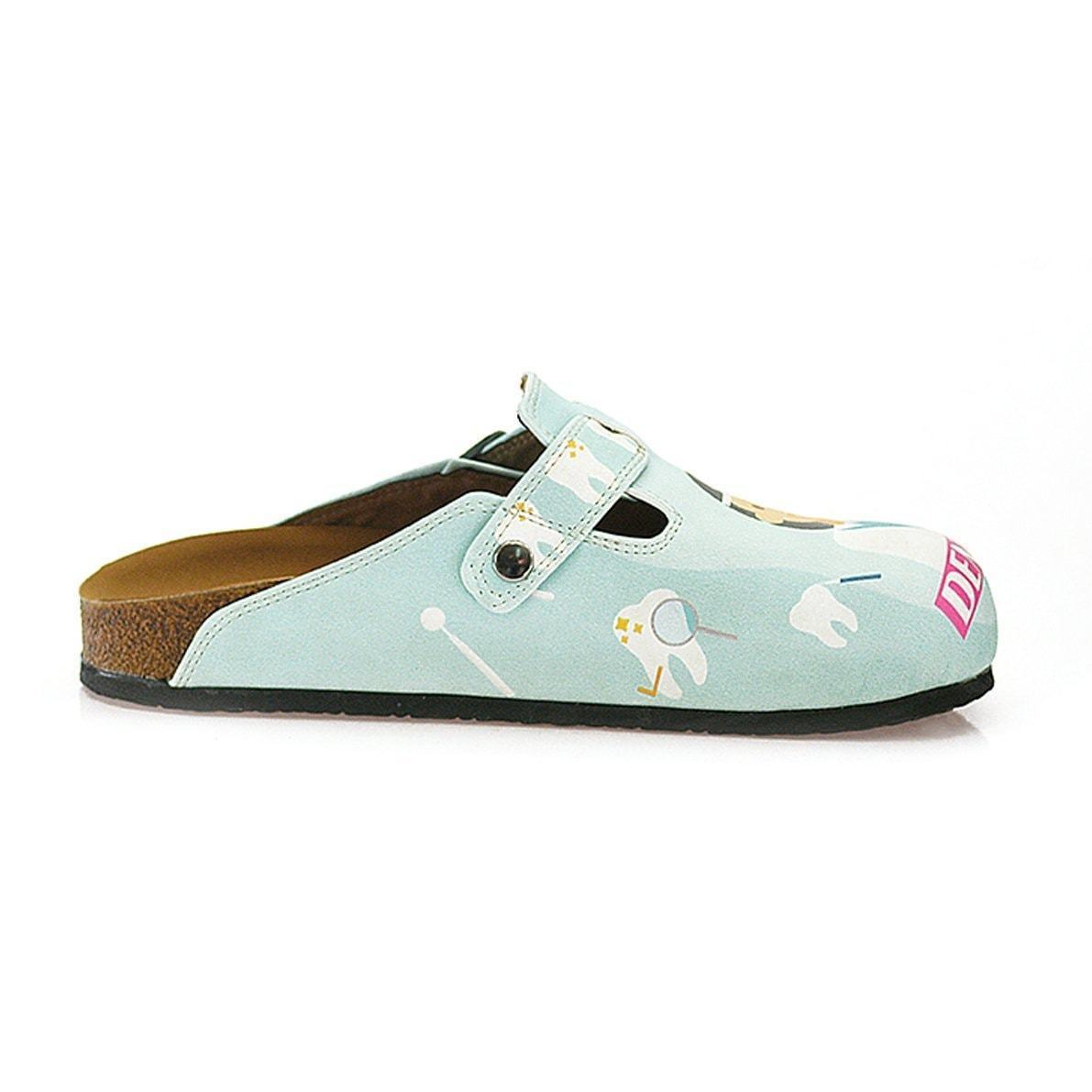 Light Blue Dentist Clogs WCAL329