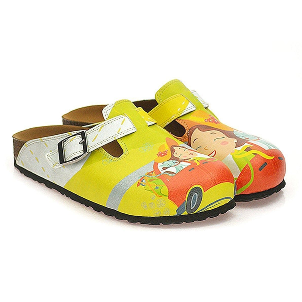 Cat in The Car Clogs WCAL332, Goby, CALCEO Clogs 
