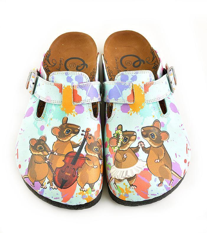Dancing Mice Clogs WCAL353 - Goby CALCEO Clogs 