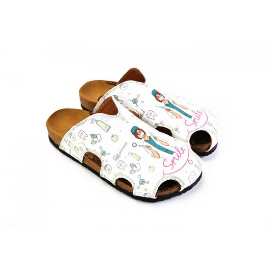 White Smile Dentist Clogs WCAL605