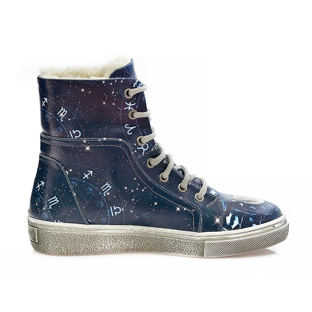 Astrology Short Boots WJAS118