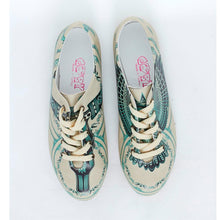 Blue Pattern Ballerinas Shoes SLV069, Goby, GOBY Ballerinas Shoes 