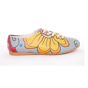Flower Art Ballerinas Shoes SLV074 - Goby GOBY Ballerinas Shoes 