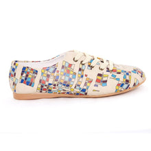 Colored Squares Ballerinas Shoes SLV078 - Goby GOBY Ballerinas Shoes 