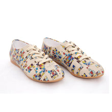 Colored Squares Ballerinas Shoes SLV078 - Goby GOBY Ballerinas Shoes 